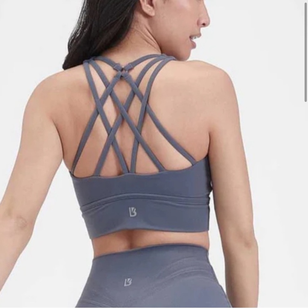 Buffbunny Revolution sports bra Barista Blue